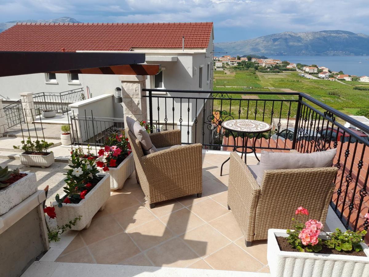 Villa Apartments Mate Cebalo Lumbarda Zewnętrze zdjęcie
